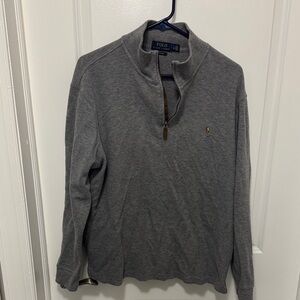 Polo by Ralph Lauren Charcoal Zip-Up Sweater